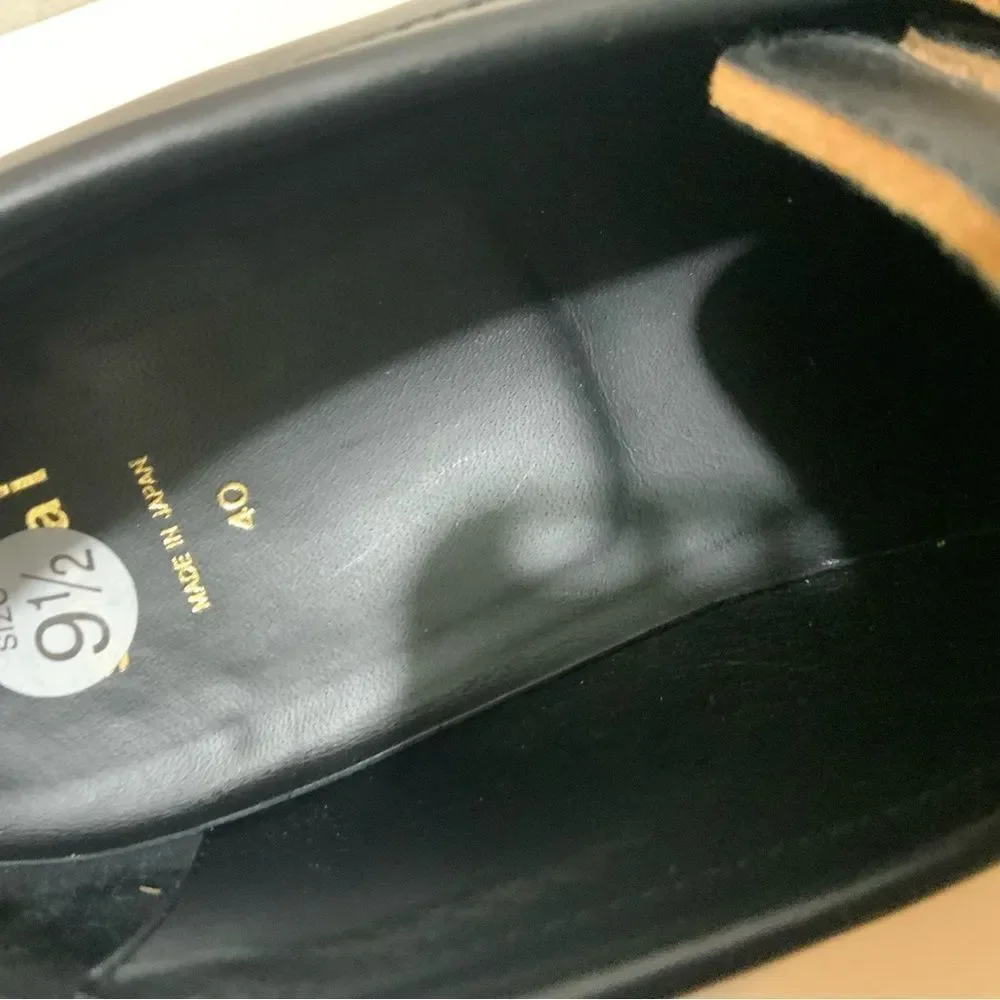 Sacai Black Platform Coin Loafers Size 40